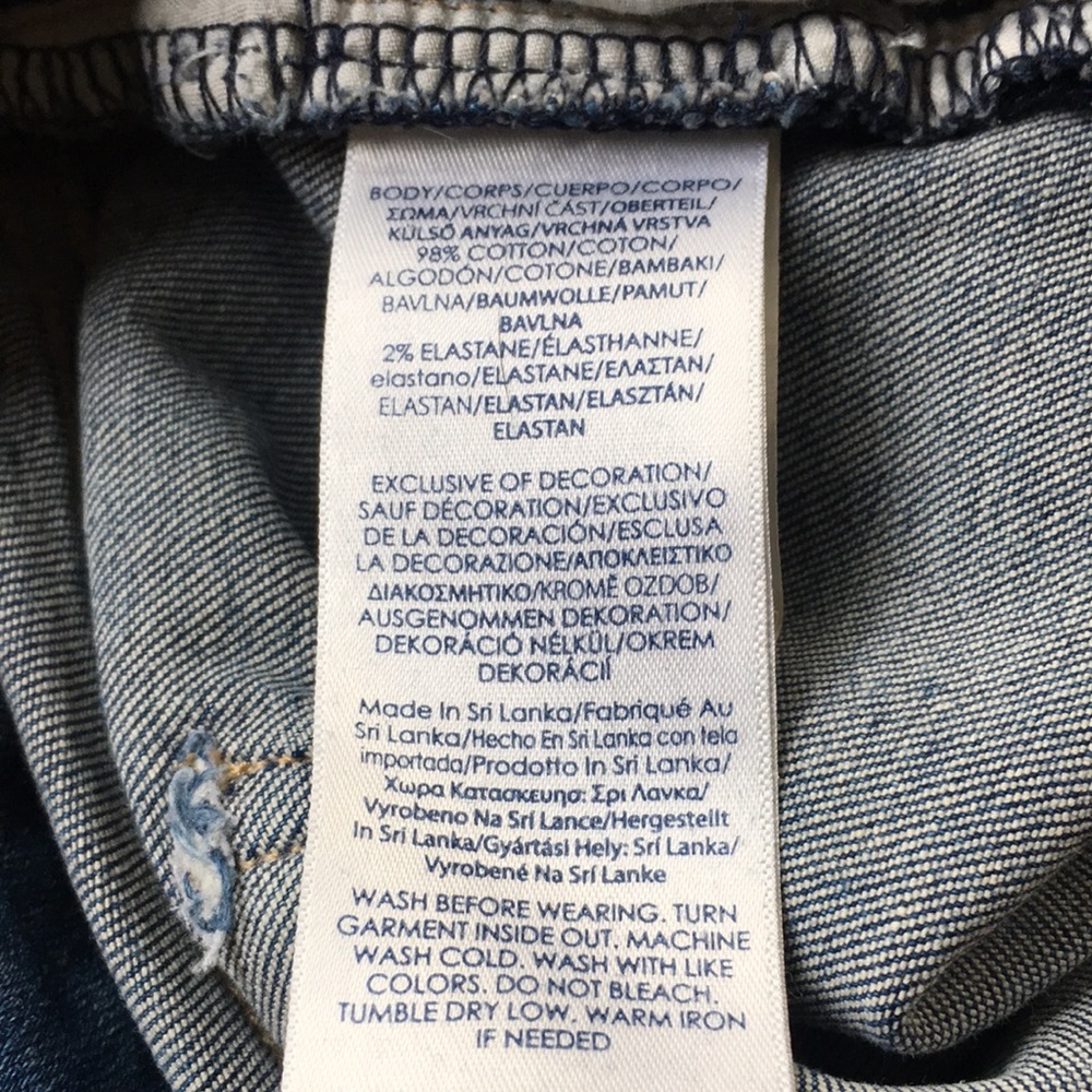 Chaps jeans skinny southwest embroidery blue 10 - Picture 3 of 6